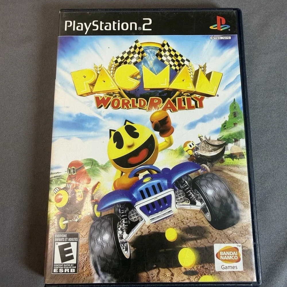 Pac-Man World Rally Sony PlayStation 2 PS2 Complete + Manual CIB